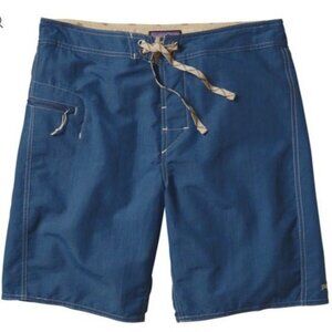 Patagonia 86769 Blue Minimalist Wavefarer Board Shorts Swim Surf Men's Size 36